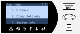 System Info Sub-Menu
